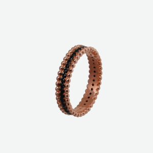 ELISE BLACK SLIM ROSE GOLD
